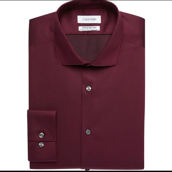 slim fit dress slacks Calvin Klein Performance Slim Fit Dress Shirt main image 1